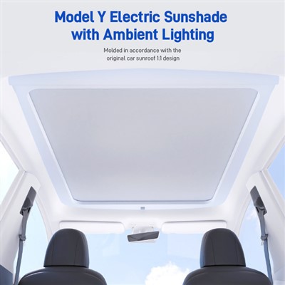 Model Y električni suncobran sa ambijentalnim osvjetljenjem