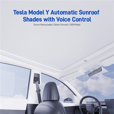 Tesla Model Y automatski zasjenila na krovu s glasovnom kontrolom