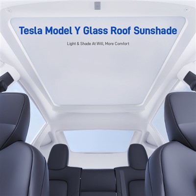 Tesla Model Y stakleni krovni suncobran
